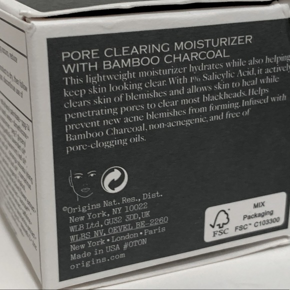 Origins Clear Improvement Pore Clearing Moisturizer w/ Bamboo Charcoal 1.7 fl oz - Picture 6 of 6